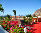 Penthouse mit Dachterrasse und Meerblick